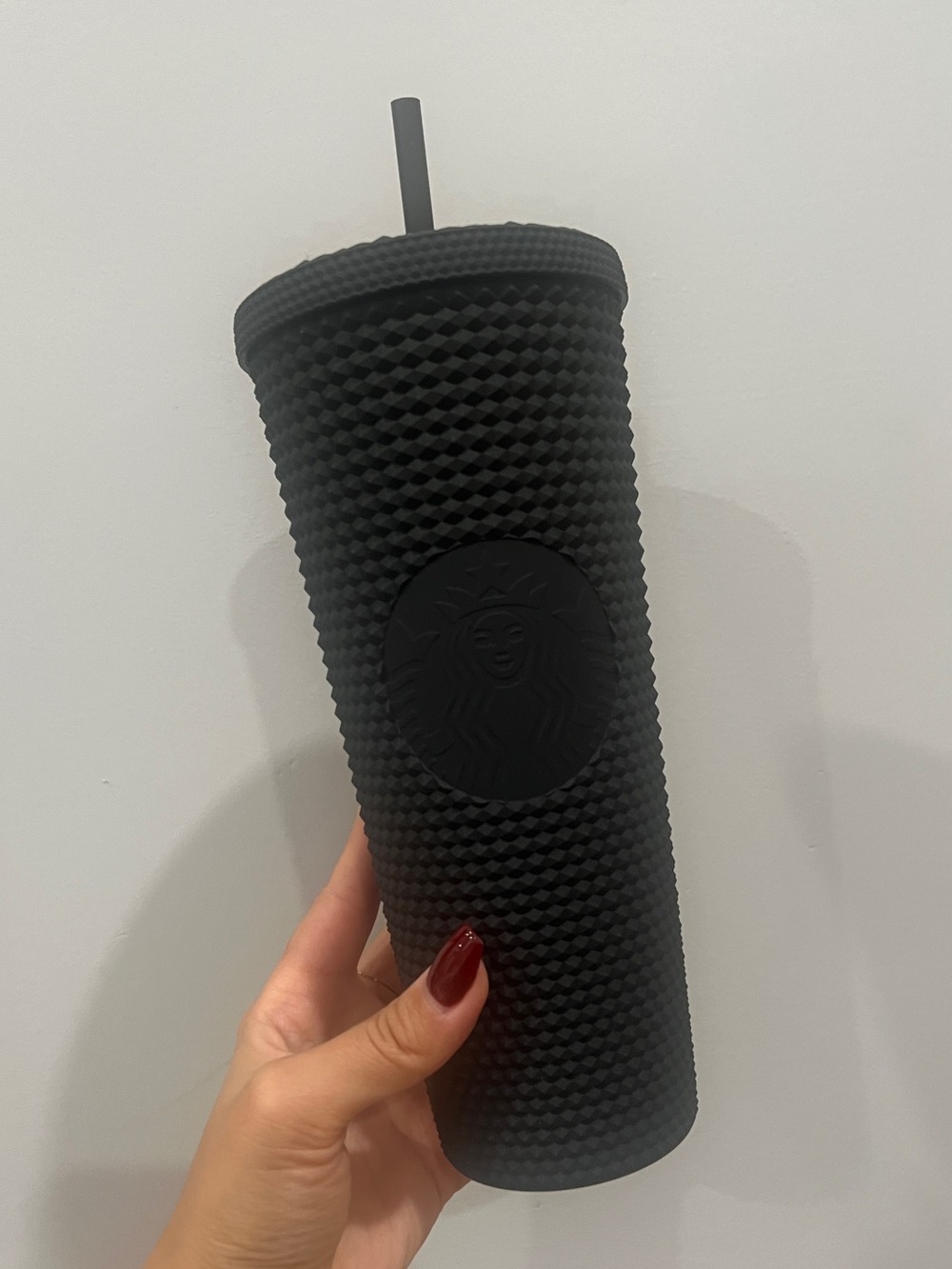 Brand NEW Starbucks Matte Black Studded Cold Cup Tumbler 24oz